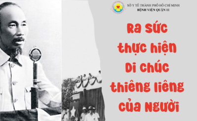 (Thanhuytphcm.vn) - Ra sức thực hiện Di chúc thiêng liêng của Người